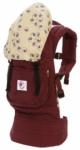 Эргономичный рюкзак-слинг Ergo Эрго Baby Carrier Органик бордо/наутилус