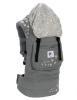 Эргономичный рюкзак-слинг Ergo Эрго Baby Carrier серый со звездами