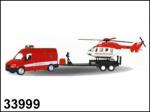 Машина 6022 (895 epf) "автопарк" эвакуатор, инерционная, в коробке joy toy (835397)