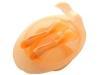 Тарелочка детская с крышкой, ложечкой и вилочкой Happy Baby оранжевая (15000)